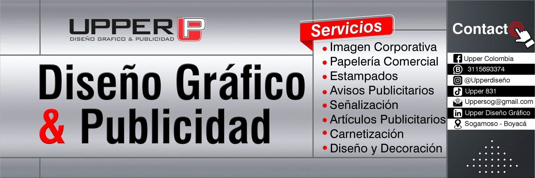Banner servicios de Diseño Gráfico
